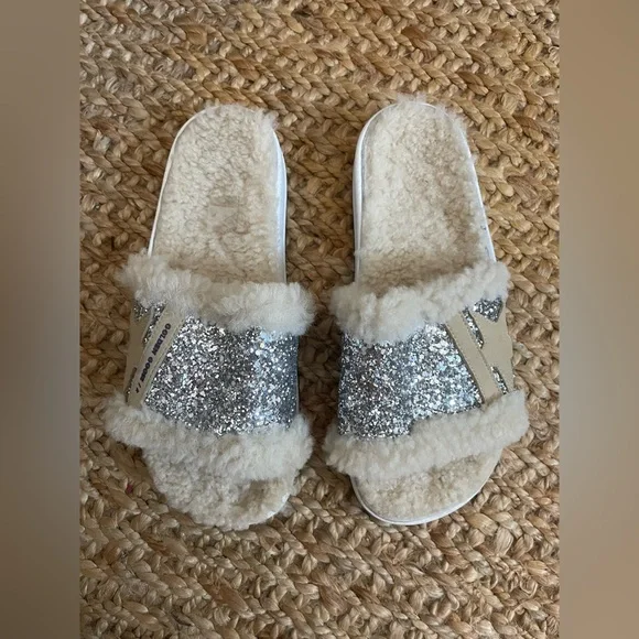 Golden Goose Poolstar Shearling Slides - NEW - Picture 3 of 11